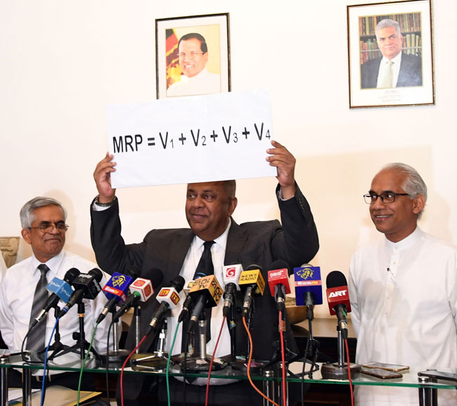 fuel pricing formula mangala samaraweera